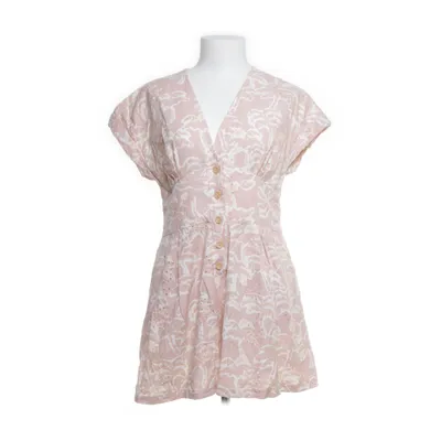 Jumpsuit (Roze, Meerkleurig) van Zara Linnen, Polyester