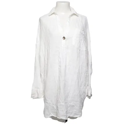 Blus (Vit) från Zara Denim Bomull