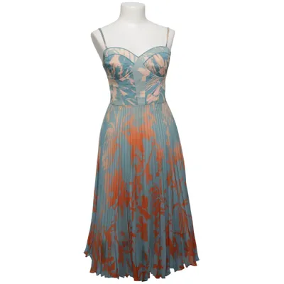 Jurk (Blauw, Oranje, Meerkleurig) van Karen Millen Polyester