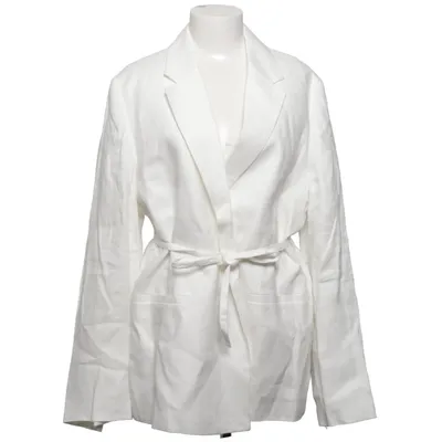 Blazer (White) from Drykorn Cotton, Linen