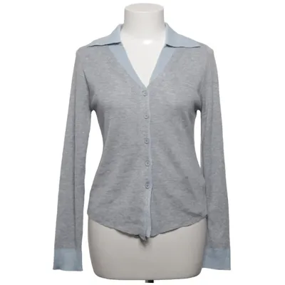 Cardigan (Gray, Blue) from The Room Acrylic, Polyamide, Polyester, Wool