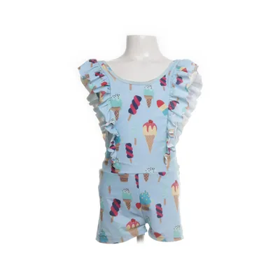 UV beschermende kleding (Blauw, Meerkleurig) van Geggamoja Collection Elastaan, Gerecycled polyester