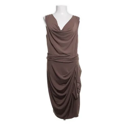 Jurk (Bruin) van Patrizia Dini Polyester, Elastaan