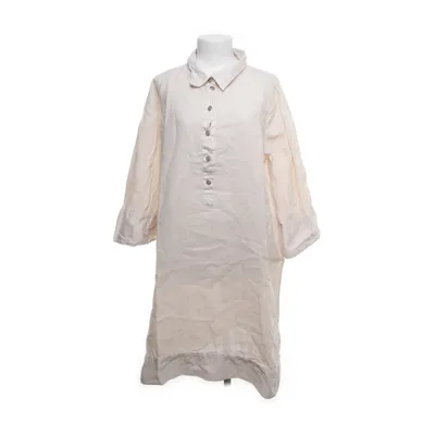 Dress (Beige) from Busnel Cotton, Elastane, Linen