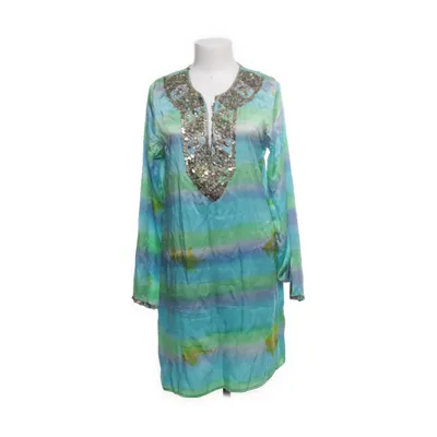 Dress (Blue, Green, Multicolored) from Amor & Psyche Silk