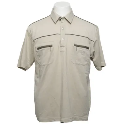 Polo (Beige) de Roger Kent Coton, Polyester