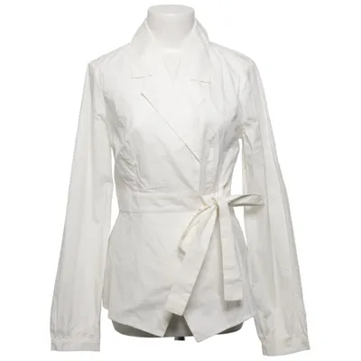 Wikkelblouse (Wit) van Fashion Union Katoen
