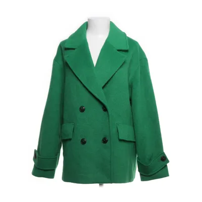 Pea coat (Green) from C&A Polyester, Wool