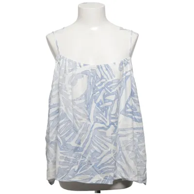 Tanktop (Wit, Blauw) van H&M Linnen, Viscose