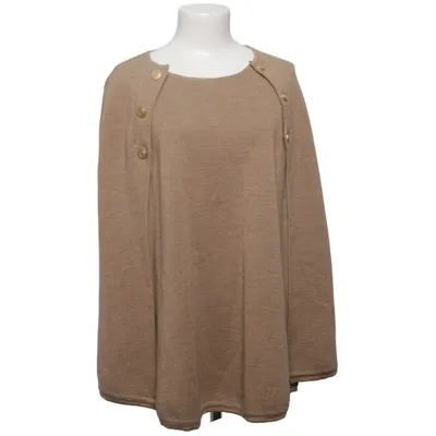 Poncho (Beige) fra Stenströms Merinould