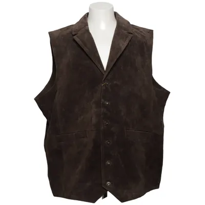 Gilet en cuir (Marron) de JP 1880 Coton, Cuir, Polyester