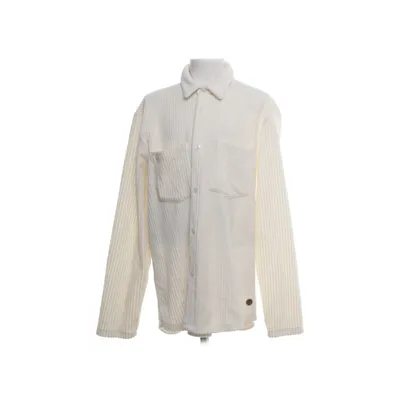 Skjortejakke (Hvid) fra Ü by KappAhl Bomuld, Elastan, Polyester