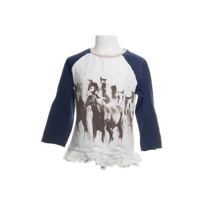 Lange mouwen shirt (Wit, Blauw, Bruin) van Kids by Lindex Katoen, Elastaan