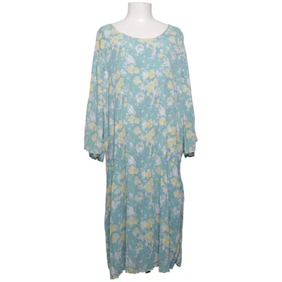 Klänning (Blå, Flerfärgad) från Zizzi Elastan, Polyester, Viskos