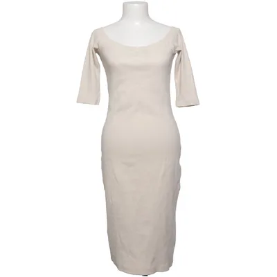 Jurk (Beige) van Passage Katoen, Elastaan