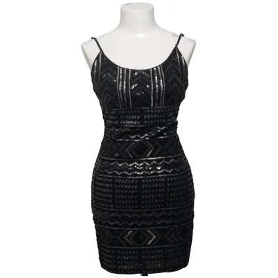 Cocktailklänning (Svart, Silverfärgad) från Express Polyester