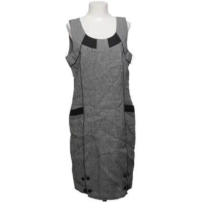 Klänning (Grå, Svart) från Micha Linne, Polyester, Viskos