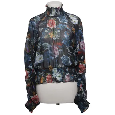 Blouse (Zwart, Meerkleurig) van H&M Polyester