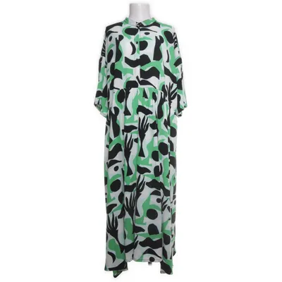 Maxikjole (Flerfarvet, Grøn) fra Monki Polyester, Elastan