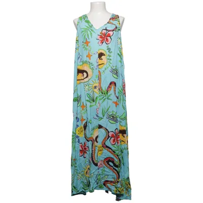 Jurk (Blauw, Meerkleurig) van Emily van den Bergh Viscose