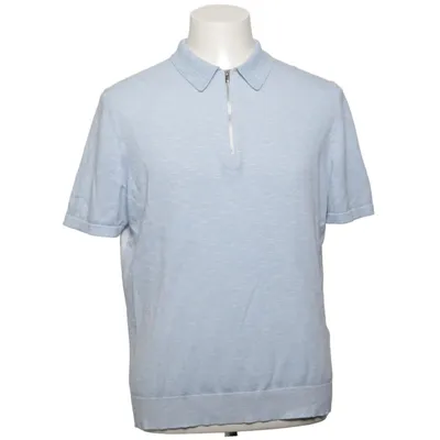 Pikétröja (Blå) från Reiss Bomull, Polyamid, Polyester, Viskos