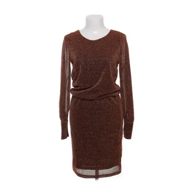 Jurk (Bruin) van Fransa Metallvezel, Polyester
