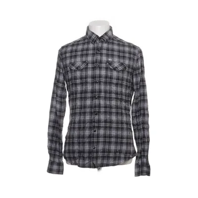 Chemise en flanelle (Noir, Blanc, Gris) de Emilio Adani Coton, Viscose