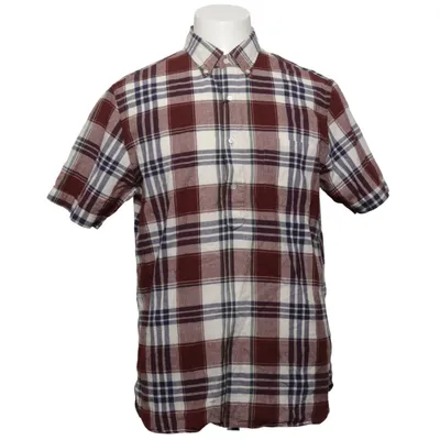 Chemise à manches courtes (Rouge, Bleu, Blanc) de Beams Coton