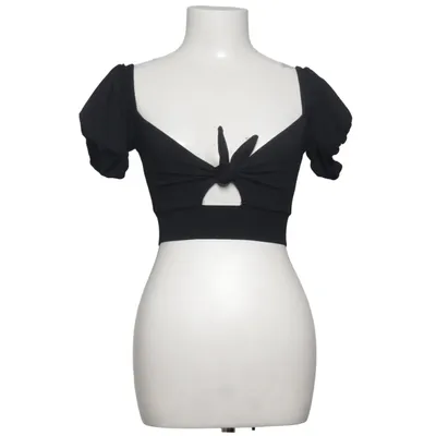 Crop Top (Schwarz) von Chiquelle Elasthan, Polyester