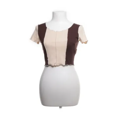Crop top (Bruin) van Shein Elastaan, Polyester, Katoen