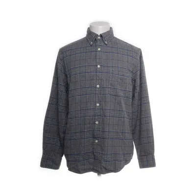 Button down shirt (Gray, Blue) from Lands' End Cotton