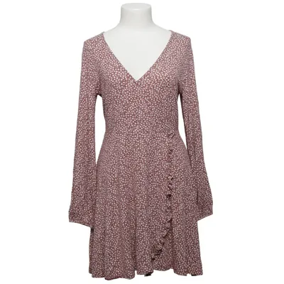 Robe portefeuille (Rouge) de Pull & Bear Élasthane, Viscose
