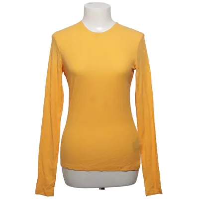 Lange mouwen shirt (Geel) van Weekday Katoen, Elastaan, Modal