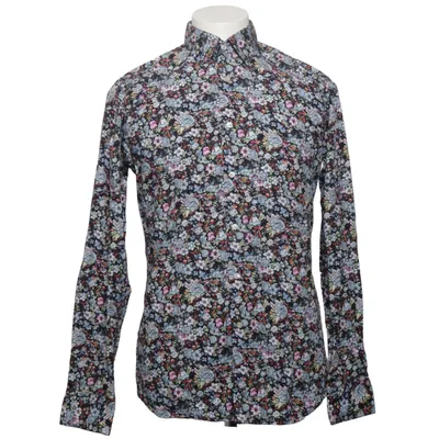 Shirt (Black, Multicolored) from John Henric Cotton