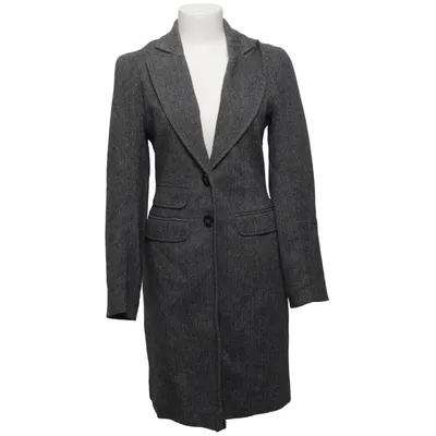 Frakke (Grå) fra Randigarutan Acetat, Akryl, Elastan, Polyester, Uld