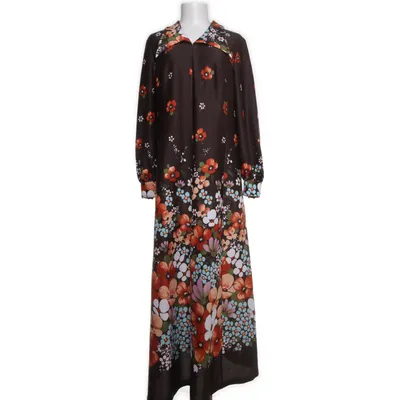 Maxikjole (Brun, Flerfarvet) fra Diolen Loft Polyester