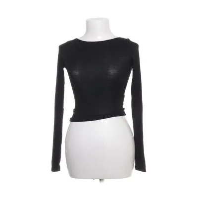 Långärmad t-shirt (Svart) från Divided by H&M Elastan, Viskos