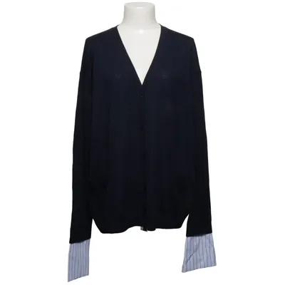 Cardigan (Blue) from Semicouture Cotton, Wool