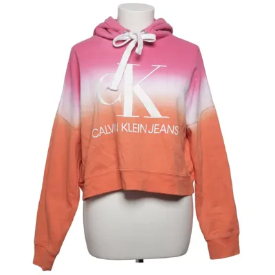 Huvtröja (Rosa, Orange, Vit) från Calvin Klein Jeans Bomull, Polyester