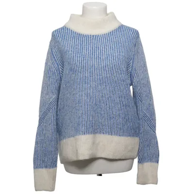 Sweater (Blue, White) from Ichi Acrylic, Alpaca wool, Elastane, Recycled polyester