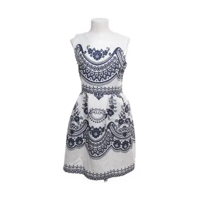 Klänning (Vit, Blå) från Justyle Bomull, Polyester