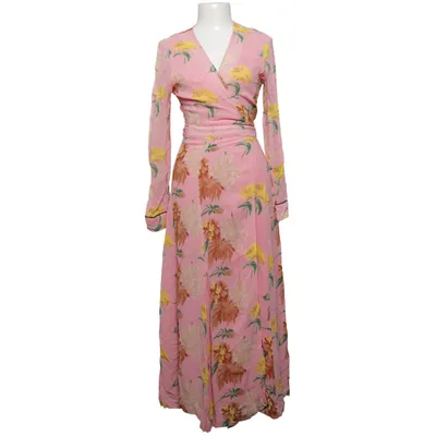 Wrap dress (Pink, Multicolored) from Ganni Viscose