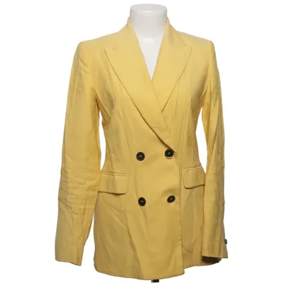 Blazer (Geel) van Zara Basic Collection Polyester, Viscose