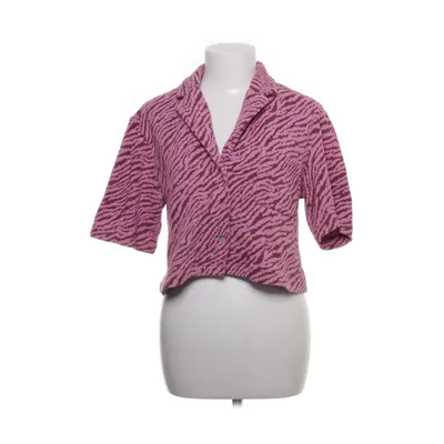 Kortärmad skjorta (Rosa, Brun) från LeGer Bomull, Elastan, Polyester