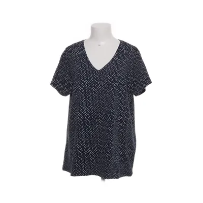 Topp (Blå, Vit) från Basics Bomull, Elastan