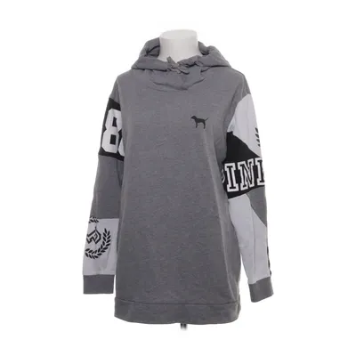 Huvtröja (Grå, Vit, Svart) från Pink Victoria's Secret Bomull, Polyester