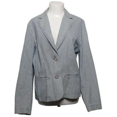 Blazer (Bleu, Blanc) de Prêt à Porter Coton, Polyester