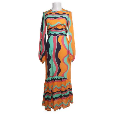 Maxikjole (Orange, Flerfarvet) fra Never Fully Dressed Viscose