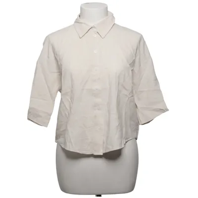 Short sleeve shirt (Beige) from H&M Premium Quality Linen, Viscose