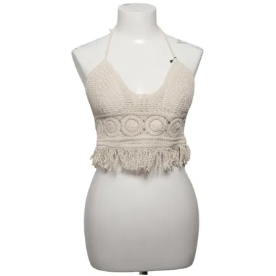 Halternecktopp (Beige)